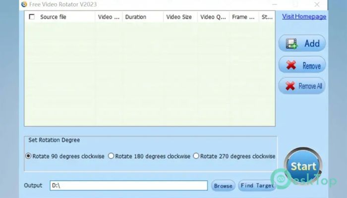 DVDVideoMedia Free Video Rotator 1.0 Tam Sürüm Aktif Edilmiş Ücretsiz İndir
