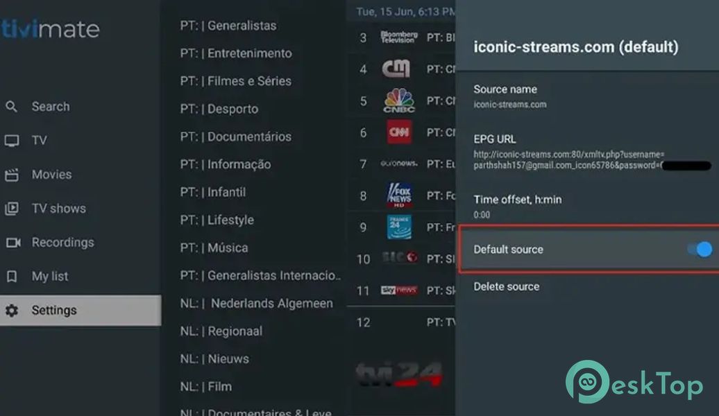 TiviMate IPTV Player v2.8.0 APK MOD Tam Ücretsiz İndir