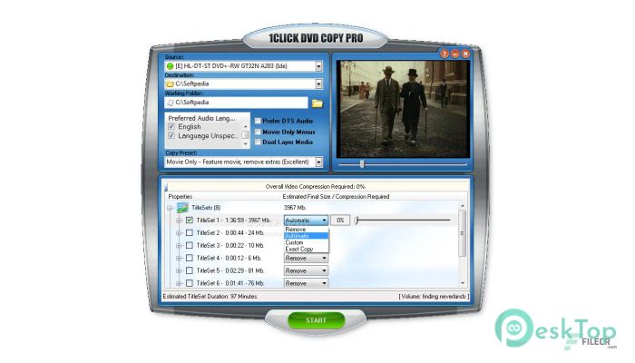  تحميل برنامج 1CLICK DVD Copy Pro 5.2.2.4 برابط مباشر