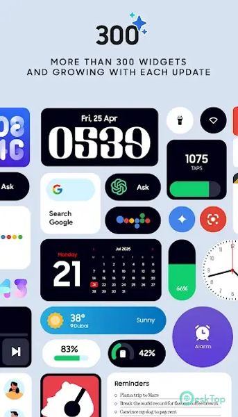 OneUI Widgets 2.1.002 APK MOD Unlocked (Full) Free Download