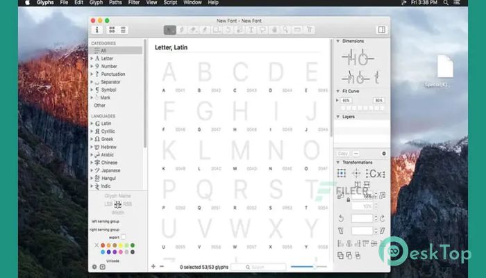 Download Glyphs 3.1 (3133) Free For Mac