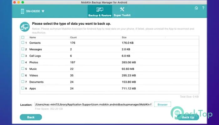 Скачать MobiKin Backup Manager for Android 1.0 бесплатно для Mac