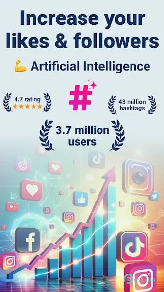 Hashtags AI: Follower Booster 1.2.9 APK MOD フル無料ダウンロード