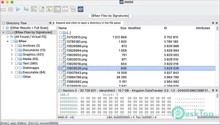 DMDE 4.2.2 Mac用無料ダウンロード