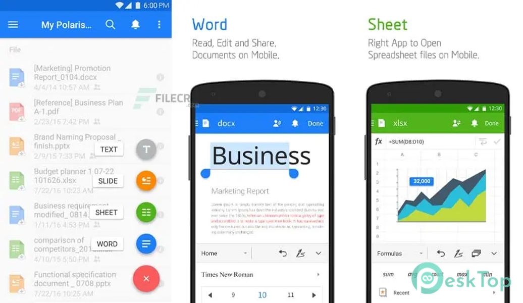 Polaris Office - Edit&View, PDF 9.9.6 APK MOD Полная бесплатная загрузка