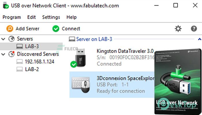 Télécharger FabulaTech USB over Network 6.0.6.1 Gratuitement Activé Complètement
