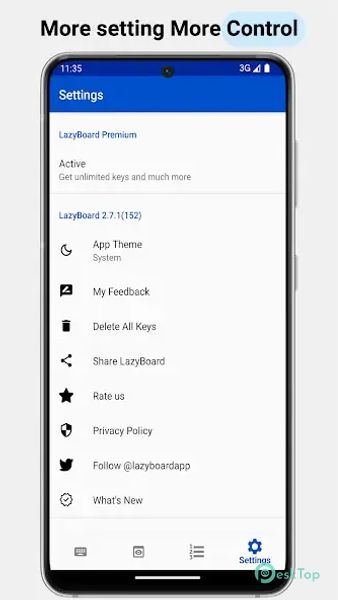 LazyBoard - Phrase Keyboard0 2.7.6 APK MOD تحميل مجاني كامل