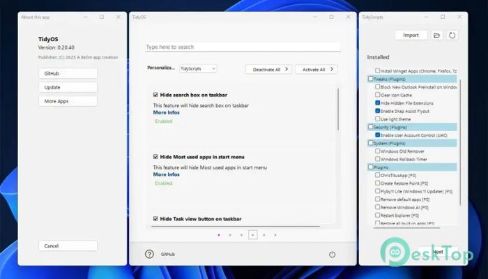 تحميل برنامج TidyOS 0.62.0 برابط مباشر