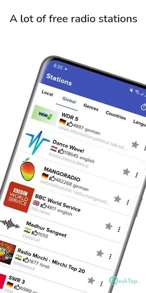 RadioG Online radio & recorder