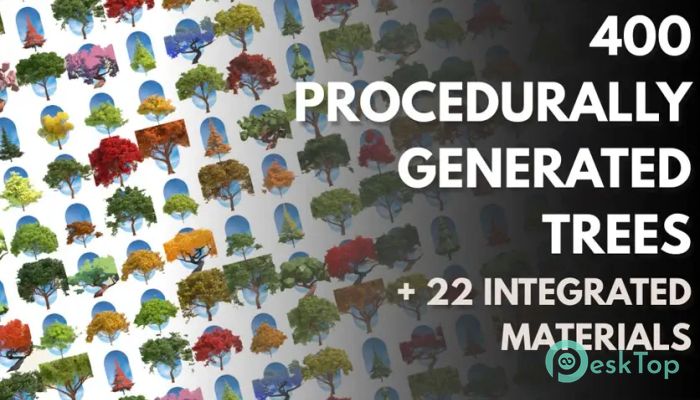 Superhive Market - Treedesigner + 400 Procedural Trees