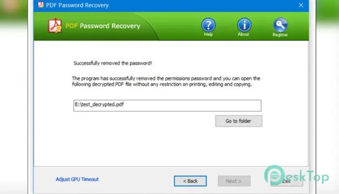 تحميل برنامج Top Password PDF Password Recovery 2.50 برابط مباشر