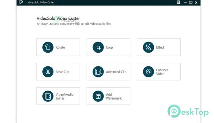 下载 VideoSolo Video Cutter  1.0.8 免费完整激活版
