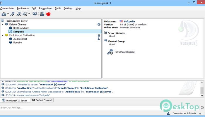  تحميل برنامج Teamspeak Client 3.5.6 برابط مباشر