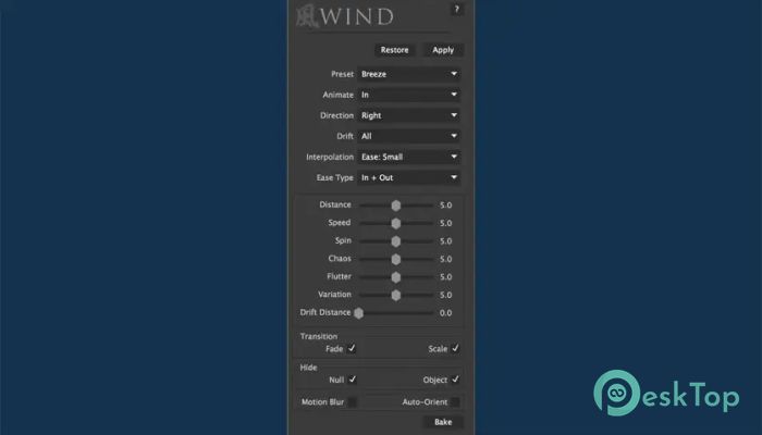 تحميل برنامج Aescripts - Wind 1.8 برابط مباشر