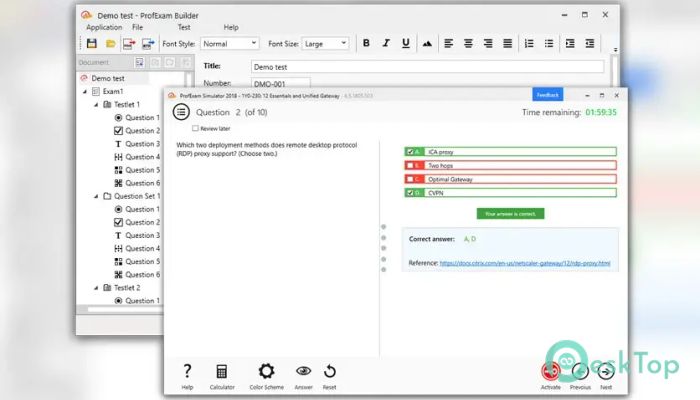 ProfExam Simulator 8.0.24087.2156 完全アクティベート版を無料でダウンロード