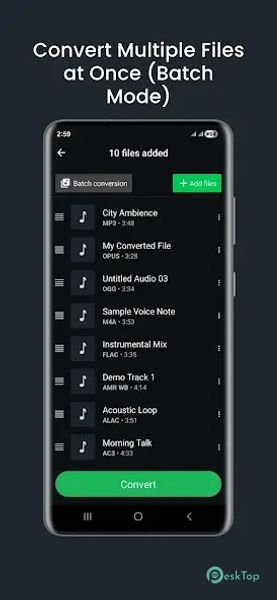 Audio Converter (MP3 AAC OPUS)