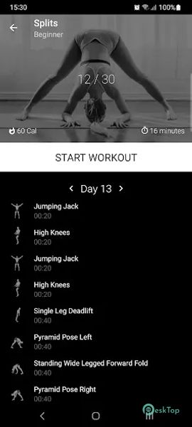 Splits. Stretching in 30 days 3.07 APK MOD Полная бесплатная загрузка