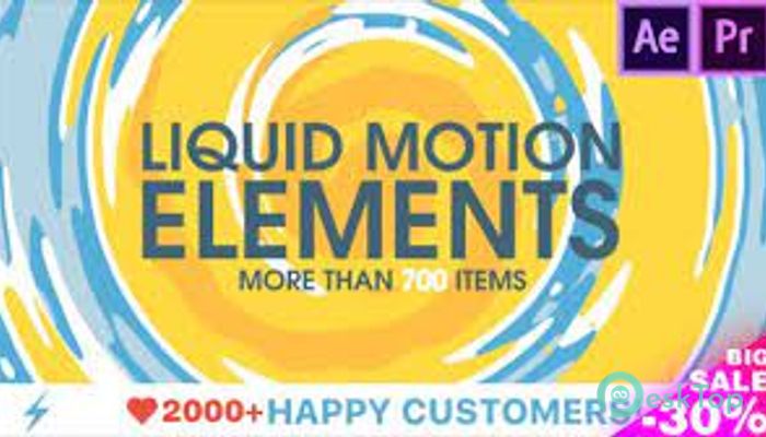 Download VideoHive Liquid Motion Elements for After Effects  Free Full Activated