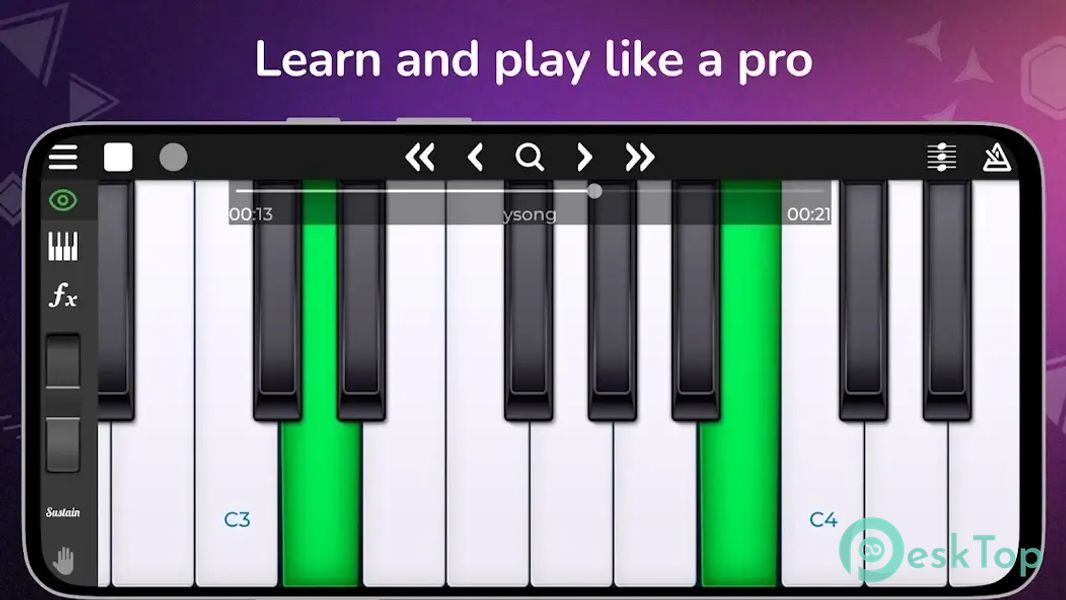 Piano Solo HD 4.3.5 APK MOD Полная бесплатная загрузка
