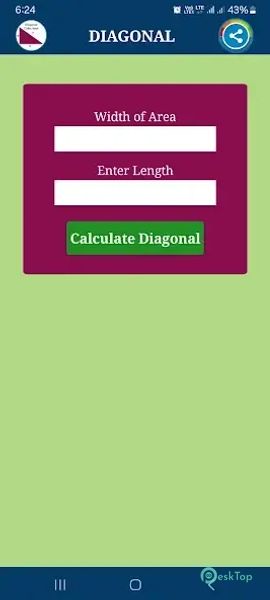 Diagonal Calculator 1.1.3 APK MOD Tam Ücretsiz İndir