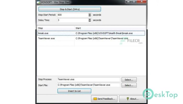 Download VovSoft Stop Start  1.9.0 Free Full Activated