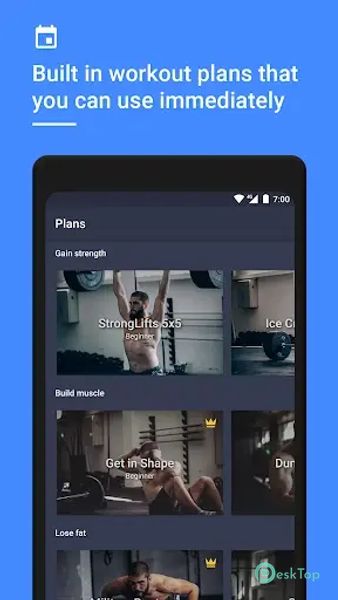 Gym Workout Planner & Tracker0