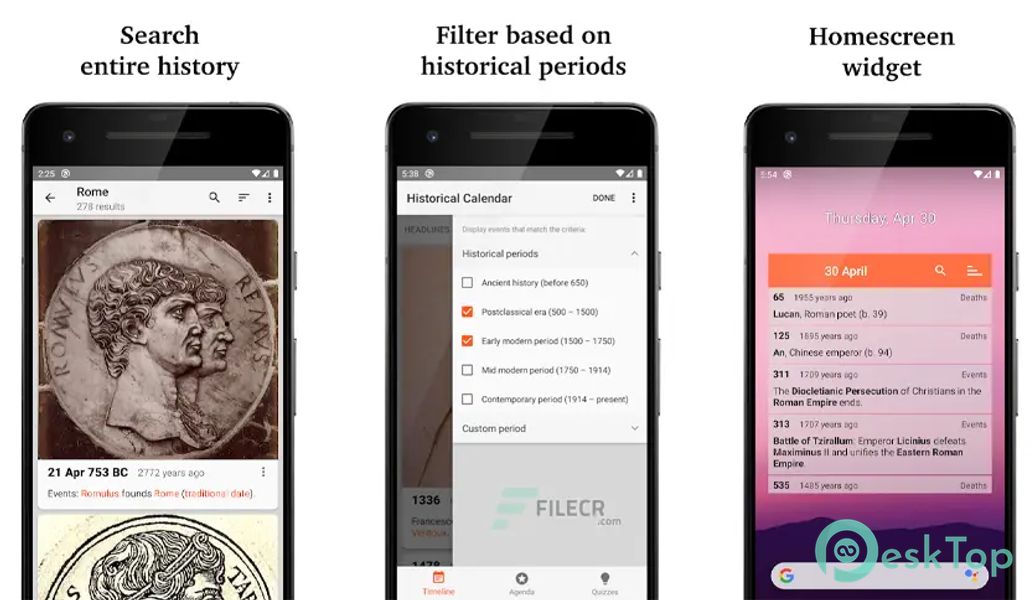 Historical Calendar 6.0.9 APK MOD Tam Ücretsiz İndir