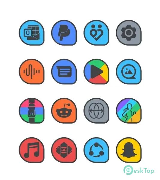 Drop Dark - Icon Pack 66 APK MOD フル無料ダウンロード