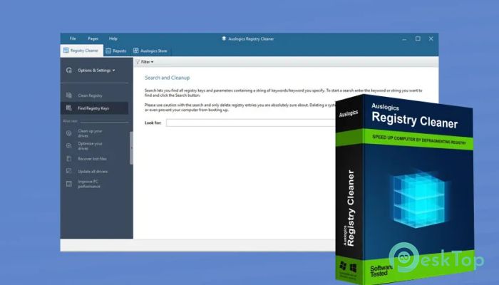 Auslogics Registry Cleaner 10.0.0.6 Tam Sürüm Aktif Edilmiş Ücretsiz İndir