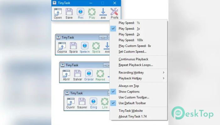 Descargar TinyTask 1.7 Completo Activado Gratis