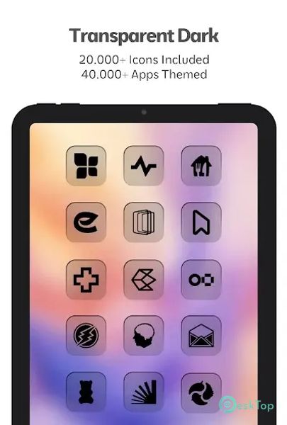 Télécharger Eclipse Transparent Icon Pack 5.1 APK MOD Gratuitement et Complet