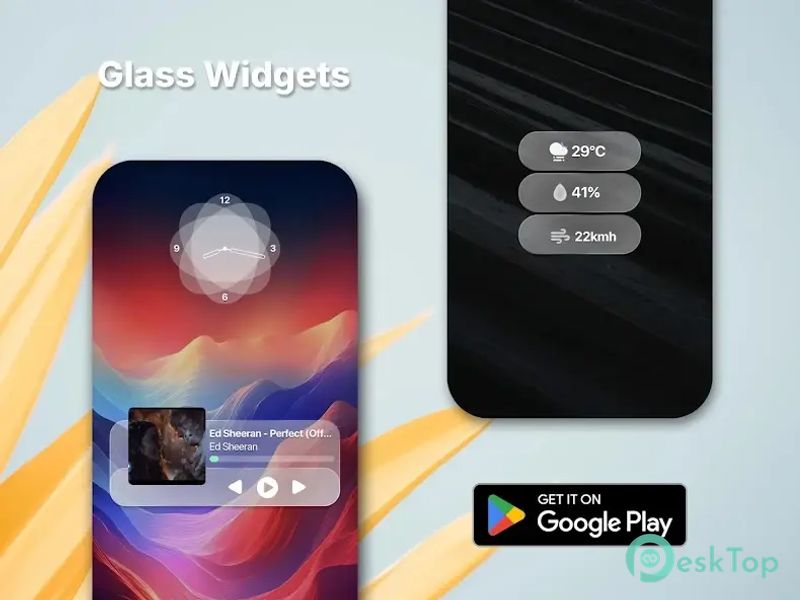 Glass Widgets KWGT Pro 1 APK MOD フル無料ダウンロード