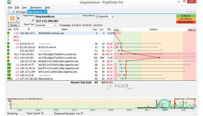 Download PingPlotter Professional 5.23.0.8742 Free Full Activated