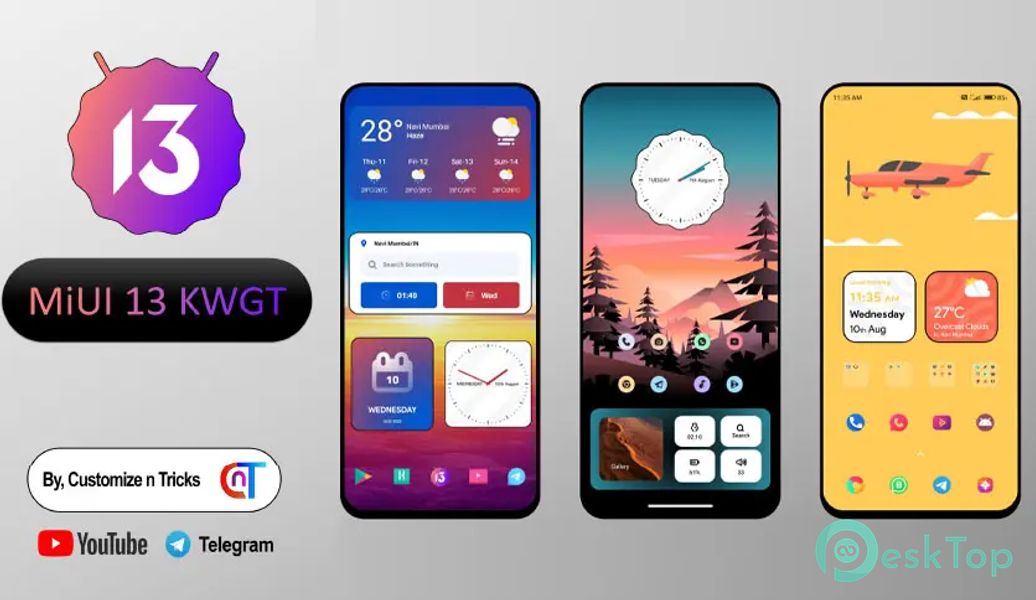 MiUI 13 KWGT - Material You 9.0.1 APK MOD تحميل مجاني كامل