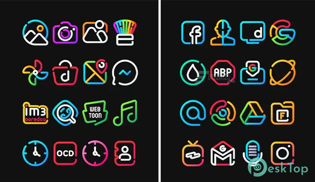 LineBula - Icon Pack 70 APK MOD Tam Ücretsiz İndir