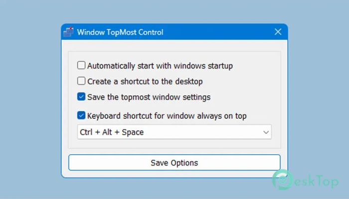 تحميل برنامج Window TopMost Control 1.3 برابط مباشر