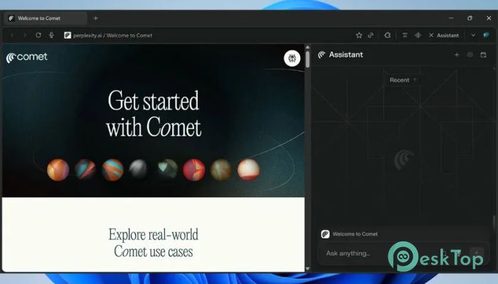 Perplexity Comet Browser 140.0 完全アクティベート版を無料でダウンロード