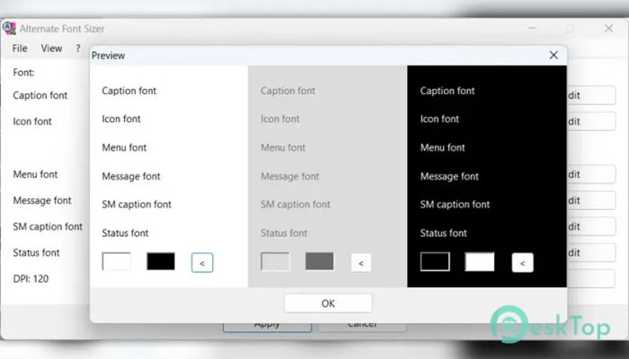 تحميل برنامج Alternate Font Sizer 1.0 برابط مباشر