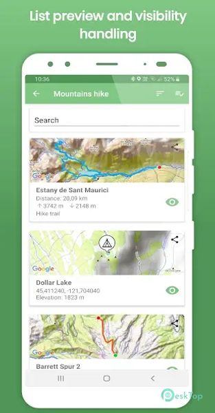 Tracklia: GPX, KML, KMZ & maps 1.14.0 APK MOD Полная бесплатная загрузка