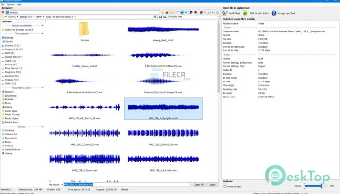 Télécharger 3delite Audio File Browser 1.0.54.84 Gratuitement Activé Complètement