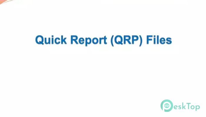 Quickreport 10.3 Tam Sürüm Aktif Edilmiş Ücretsiz İndir