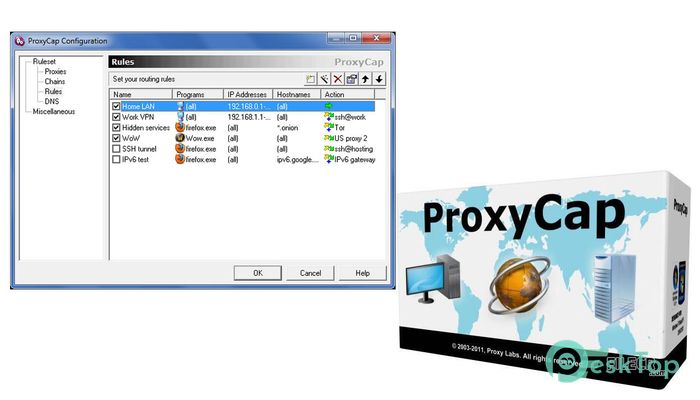  تحميل برنامج ProxyCap 5.37 برابط مباشر