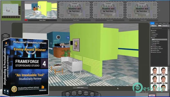  تحميل برنامج FrameForge Storyboard Studio  4.0.5 برابط مباشر