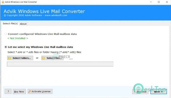 Скачать Advik Windows Live Mail Converter 4.1 полная версия активирована бесплатно