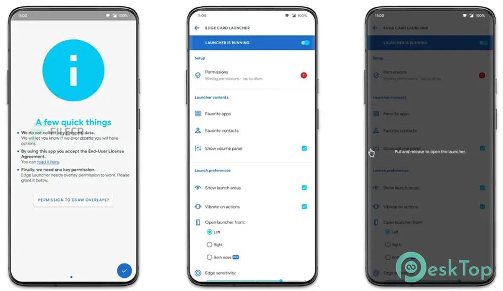 Edge Card Launcher - Side Panel 4.7.9 APK MOD Tam Ücretsiz İndir