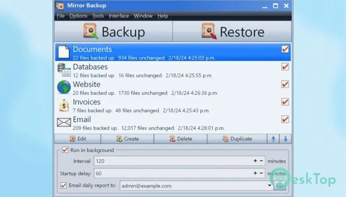 تحميل برنامج Gammadyne Mirror Backup 1.0 برابط مباشر