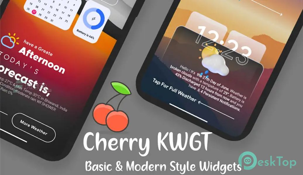 Cherry KWGT v8.0 APK MOD Descarga gratuita completa