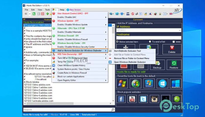 Download Hosts File Editor+ 1.5.15 Free Full Activated