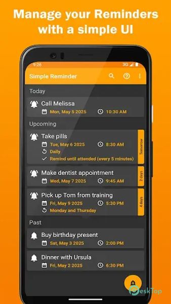 Simple Reminder 3.4.2 APK MOD Unlocked (Full) Free Download