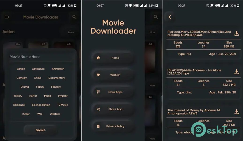 Movie Downloader v1.2.5 APK MOD मुफ्त पूर्ण डाउनलोड